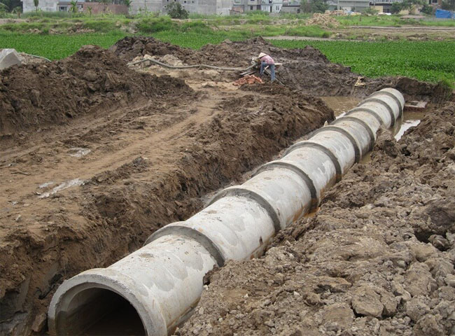 quy tr&igrave;nh đ&agrave;o đường cống tho&aacute;t nước quận 8